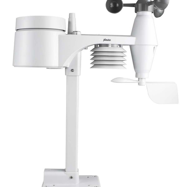 Alecto Professionel vejrstation med trådløs sensor sort