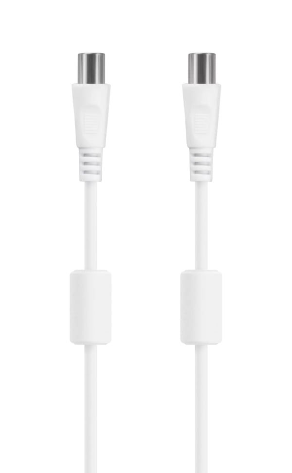 DELTACO Antenna cable 75Ohm   nickel-plated connectors 10m