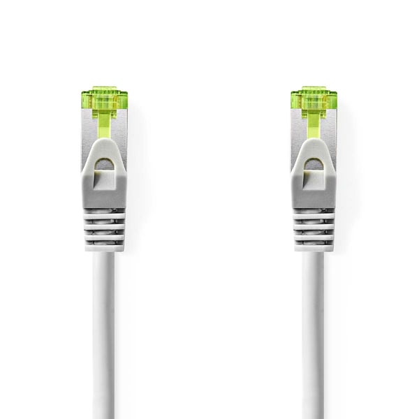 Nedis CAT7 nettverkskabel | S/FTP | RJ45 Han | RJ45 Han | 5.00 m | Snagless | Rund | LSZH | Grå | Label