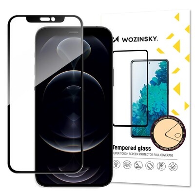 Wozinsky Skærmbeskytter 9H sort Apple iPhone 13 Pro Max/14 Plus