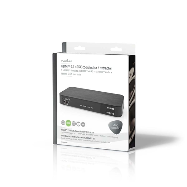 Nedis Digital Audio Converter | 2-veis | Inngang for lyd-/video-/datatilkoblinger: DC Power / 1x HDMI™ Input | Utgang for lyd-/video-/datatilkoblinger
