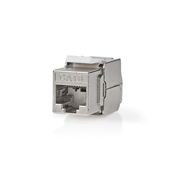 Nedis Keystone | CAT6 / Keystone | RJ45 Hun | S/FTP | Metall | Boks