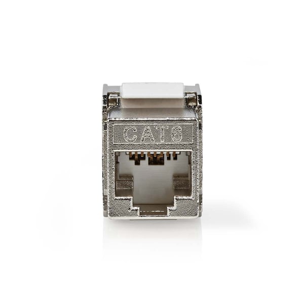 Nedis Keystone | CAT6 / Keystone | RJ45 Hun | S/FTP | Metall | Boks