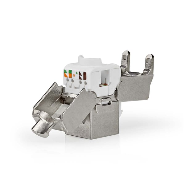 Nedis Keystone | CAT6 / Keystone | RJ45 Hun | S/FTP | Metall | Boks