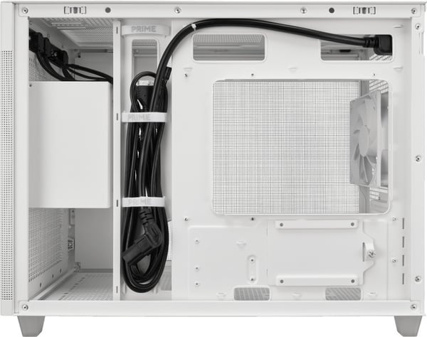 ASUS Prime AP201 Micro-ATX-kabinett, hvit