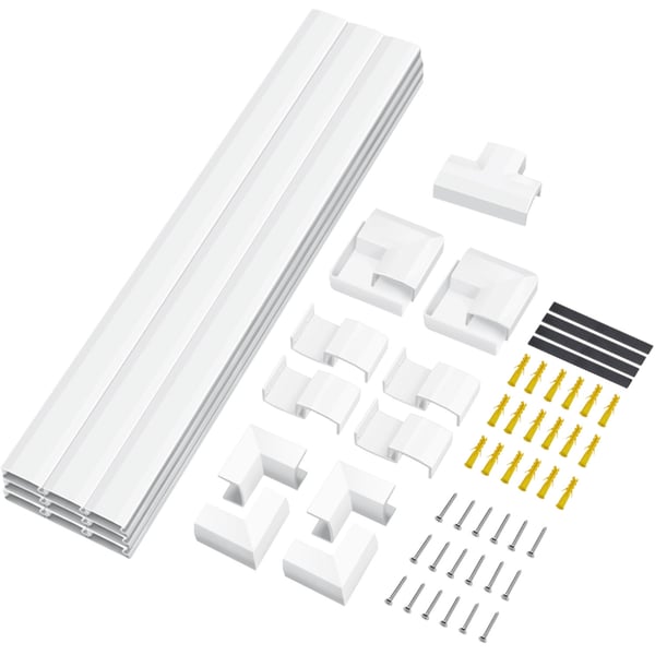LogiLink Kabelkanal-kit 67 delar Vit