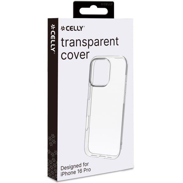 Celly Gelskin TPU-deksel iPhone 16 Pro Transparent