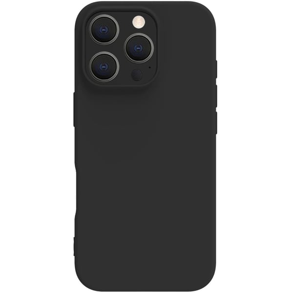 Celly Cromo Soft rubber case iPhone 16 Pro Svart