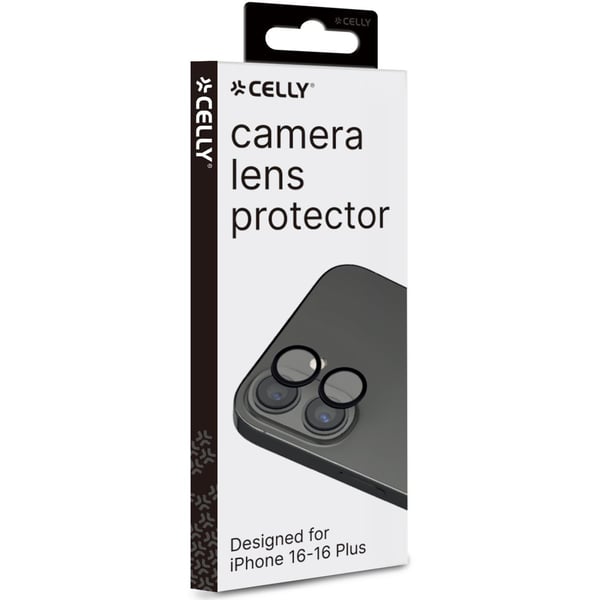 Celly Cameralens Beskyttelse for kameralinsen iPhone 16 / iPhone 16 Plus