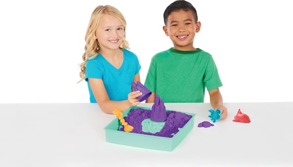 Kinetic Sand sandkassesæt, lilla