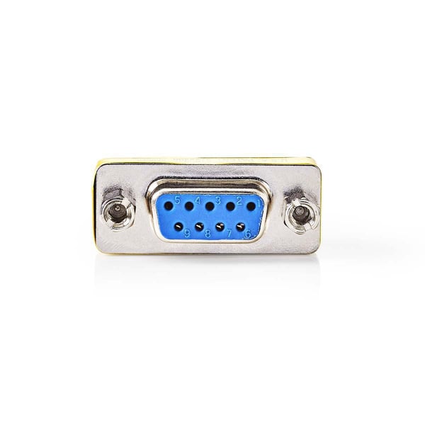 Nedis Serial adapter | Adapter | D-SUB 9-Pin Hun | D-SUB 9-Pin Hun | Nikkel belagt | Metall | Boks
