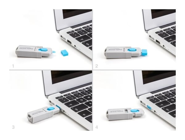 DeLOCK USB Port Blocker Set for USB Type-A female port 5 pieces