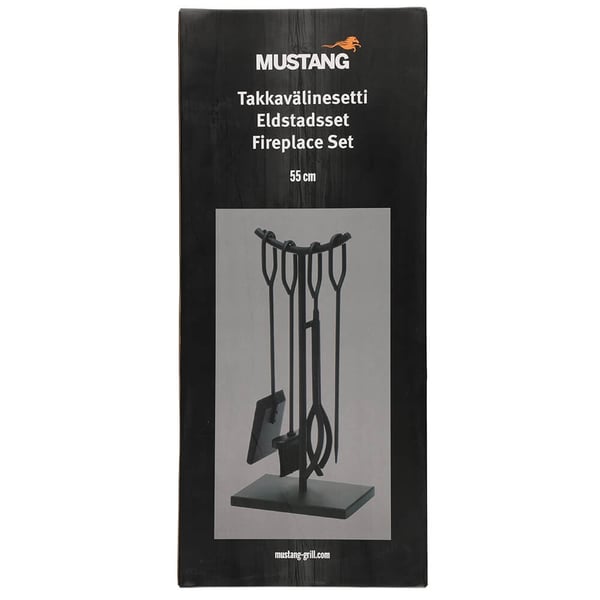 Mustang Fireplace Set Bridge 4-Pice
