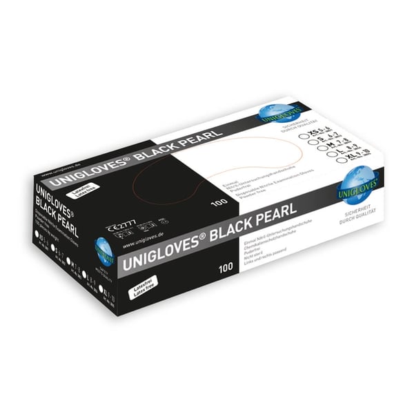 3D-basics Nitril Hansker L Svart 100 stk