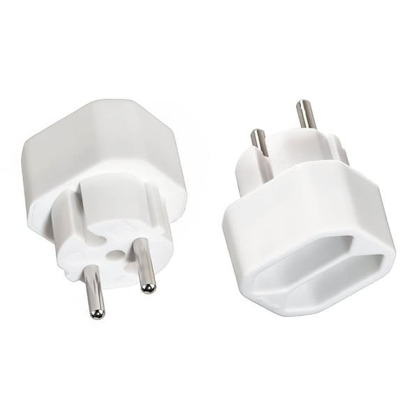 Hama Stik Adapter Dobbelt 2-pak Hvid