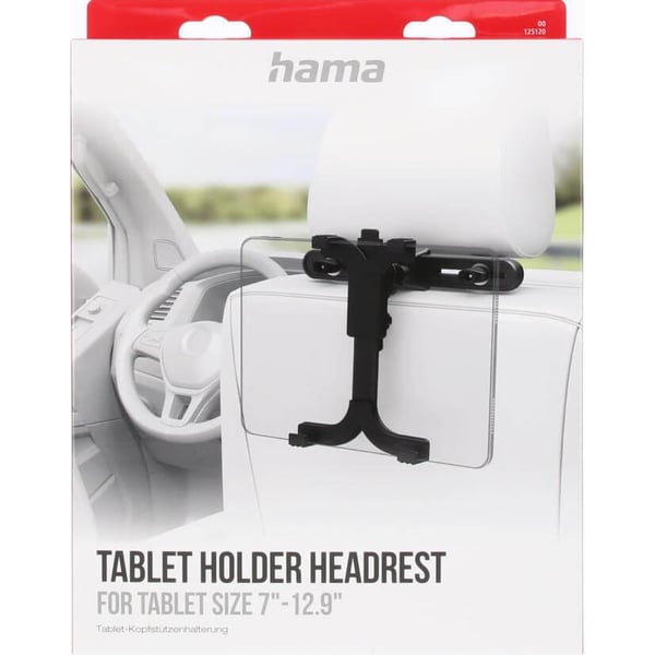 Hama Nakkestøtteholder 360 Roterbar Passer til enheter 7-12.9" Svart