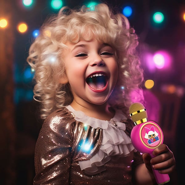LOL Surprise GLAM Karaoke Mic PopSing With LED