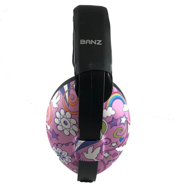 BANZ Hørselvern Baby Peace Pink