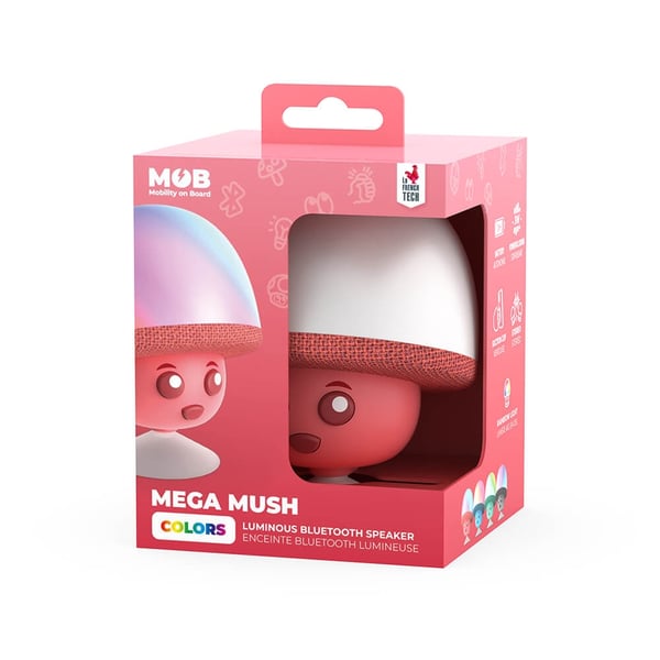 Mobility On Board MOB Kaiutin Mega Mush Pinkki