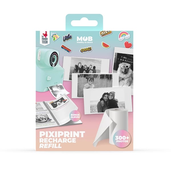 Mobility On Board Refill Pixiprint 4 Ruller Inkl. Stickers