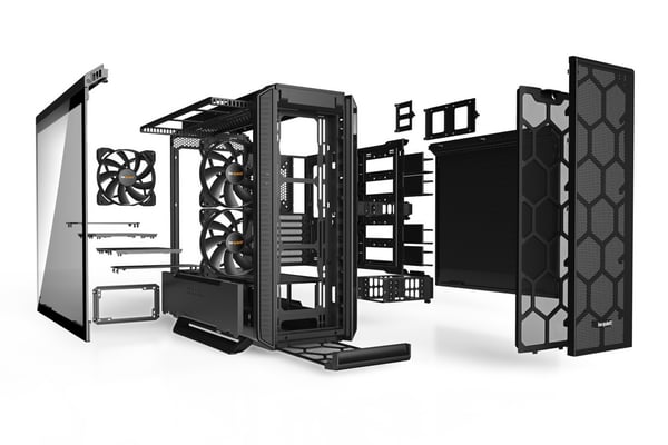 Be Quiet! Silent Base 802 ATX-kabinet med vindue, sort