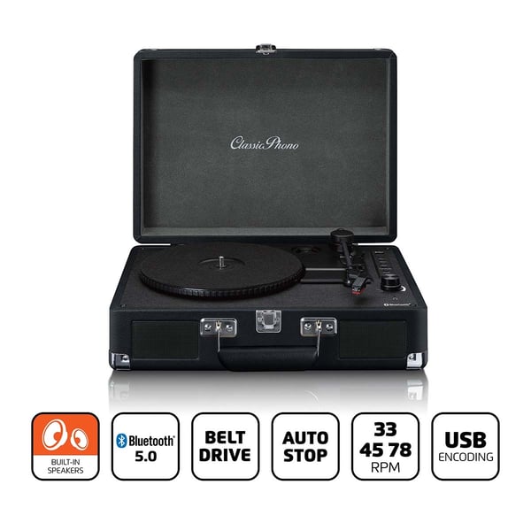 Lenco Retro pladespiller Bluetooth® USB afspilning/indkodning Aux
