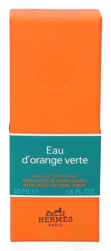 Hermes Eau D'Orange Verte Edc Spray 50 ml refillable Natural Spray