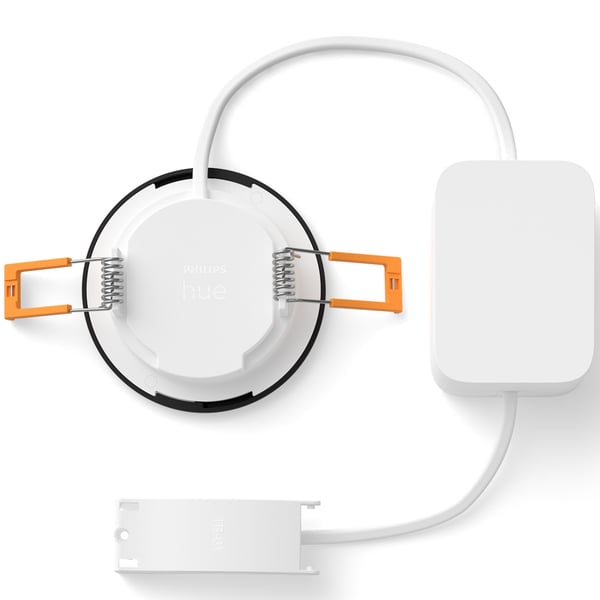 Philips Hue Slim Downlight S 90mm Hvit og Colour Ambiance Svart 1-pk