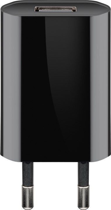 Goobay USB-C 5 W laturi + kaapeli, 1 m, musta