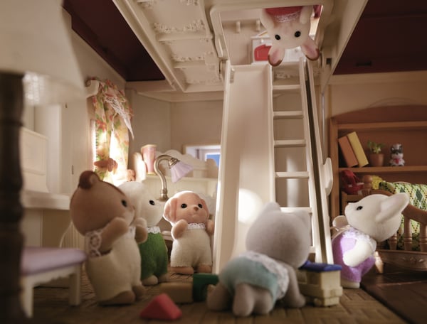 Sylvanian Families 5708 - Rekkehus i åssiden