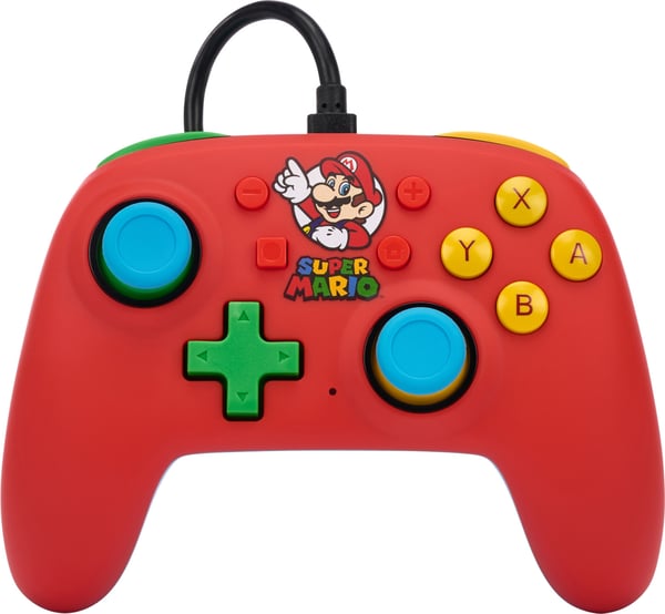 PowerA Nano Wired Controller -peliohjain, Mario Medley, Switch