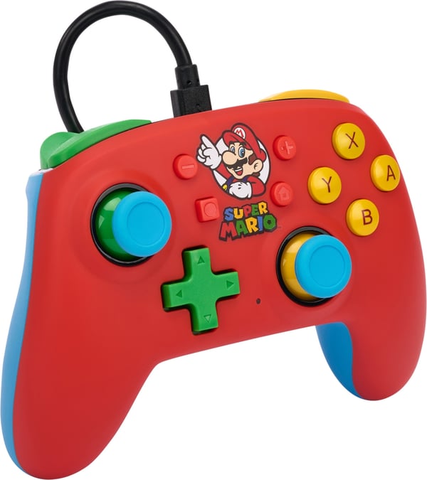 PowerA Nano Wired Controller -peliohjain, Mario Medley, Switch