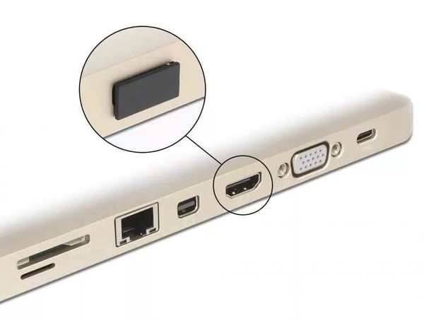 DeLOCK Dust Cover for HDMI A female without grip 10 pieces black