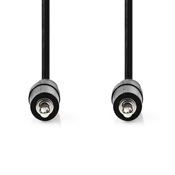Nedis Stereo lydkabel | 3.5 mm Han | 3.5 mm Han | Nikkel belagt | 1.50 m | Rund | Sort | Label
