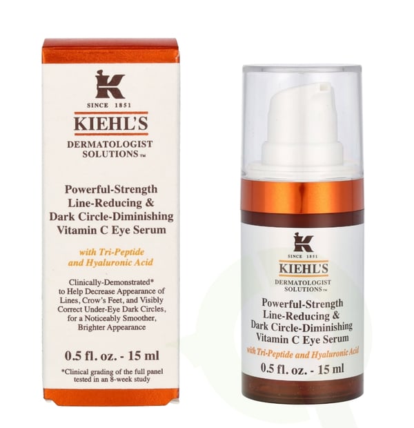 Kiehl's D.S. Powerful-Strenght Vitamin C Eye Serum 15 ml Line-Reducing & Dark Circle-Diminishing