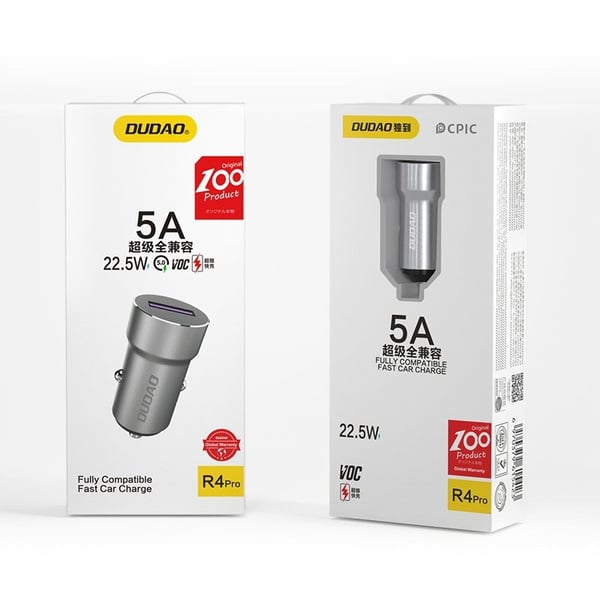 Dudao R4Pro Upgrade Car Charger 22.5Watt USB-A