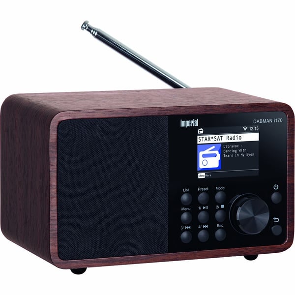 imperial DABMAN i170 DAB+ og Internett-radio Wood Look
