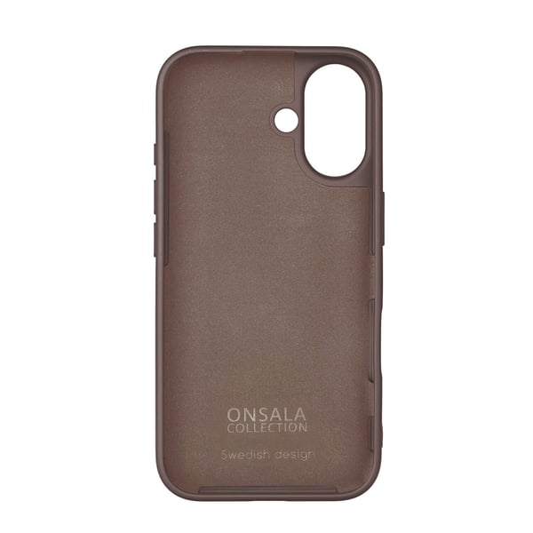 Onsala Mobilkuori silikonituntumalla Chocolate - iPhone 16