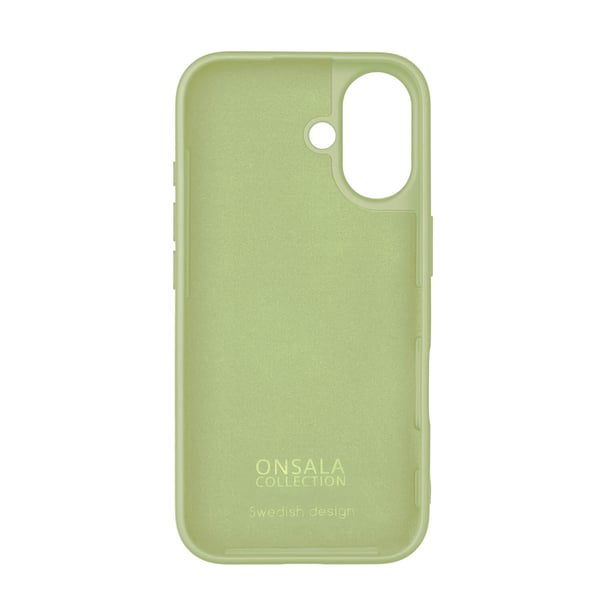 Onsala Mobilcover med Silikone Feel Lime - iPhone 16