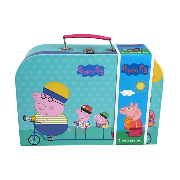 Barbo Toys Peppa Pig Kofferter 3 stk sett assortert