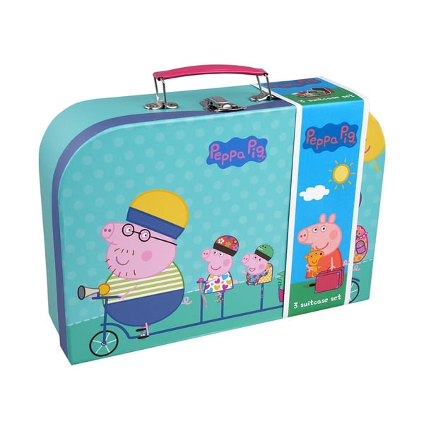 Barbo Toys Peppa Pig Kofferter 3 stk sett assortert