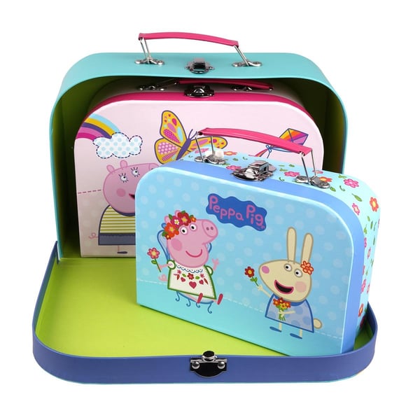 Barbo Toys Peppa Pig Kofferter 3 stk sett assortert