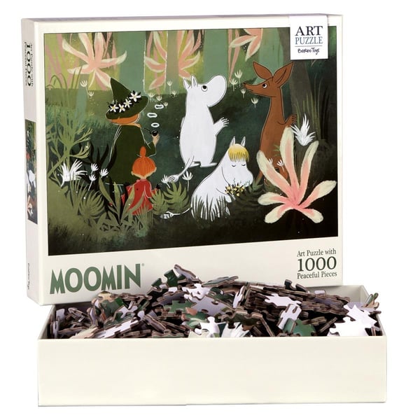 Barbo Toys Mumin Kunstpuslespill Grønn 1000 brikker