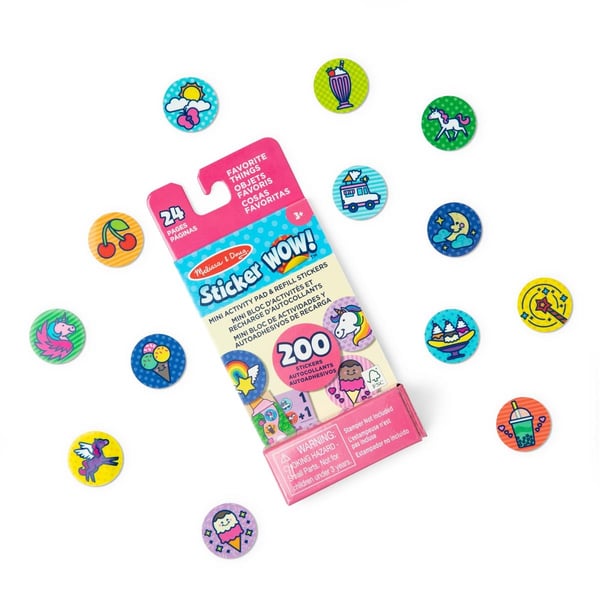 Melissa & Doug Tarra WOW! Mini Activity Pad & Refill Tarrat : Suosikki Things