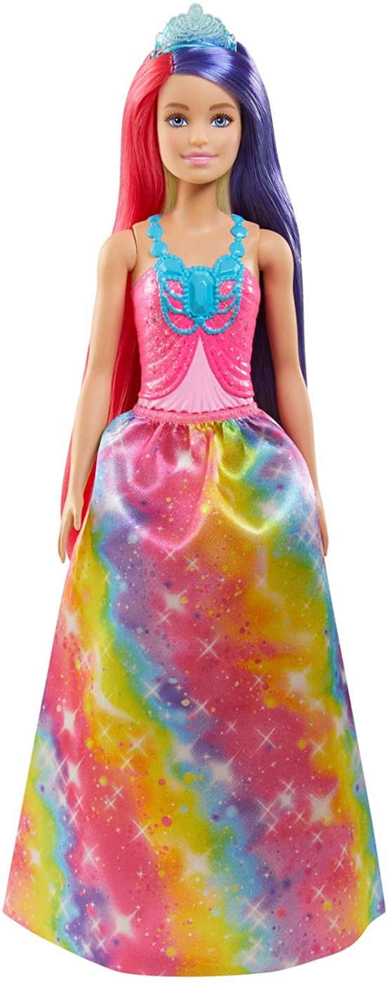 Barbie Dreamtopia - Prinsessedukke med langt hår (GTF38)