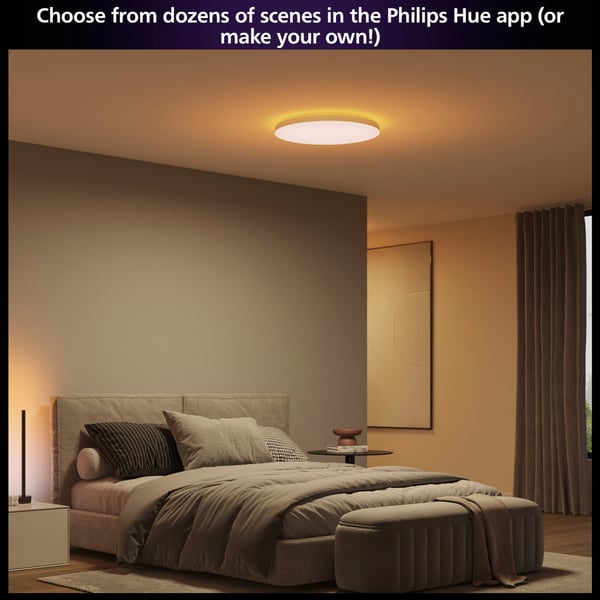 Philips Hue Datura stor taklampe Ø57,4 cm Hvit og fargestemning 4850 lm