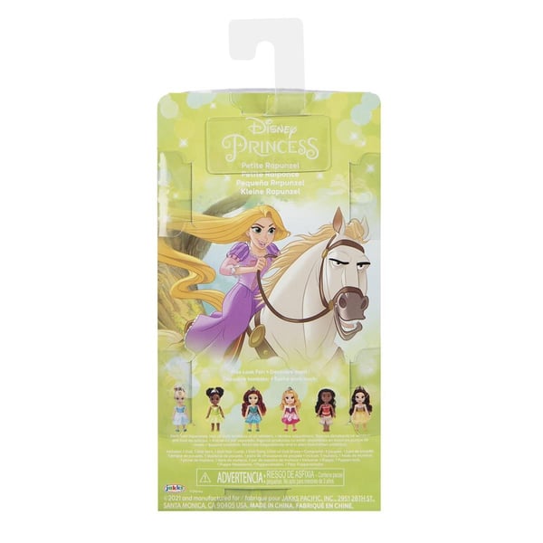 JAKKS Pacific Disney Princess 6 tommers liten dukke med kam Rapunzel