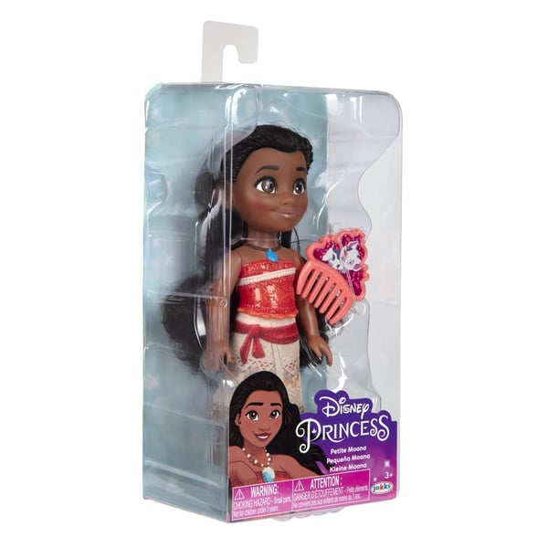 JAKKS Pacific Disney Princess 6 tommers liten dukke med kam Vaiana