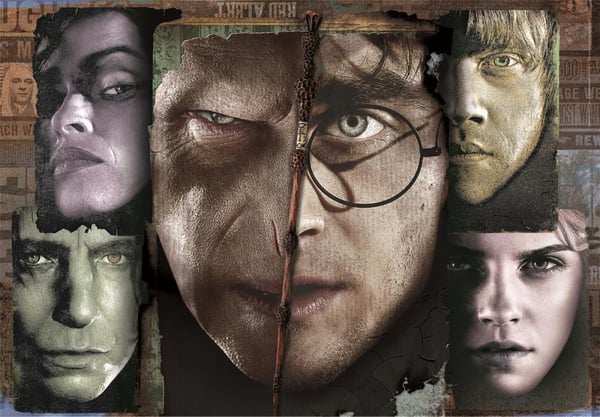 Clementoni 1000 stk CB høy kvalitet samling Harry Potter ansikt