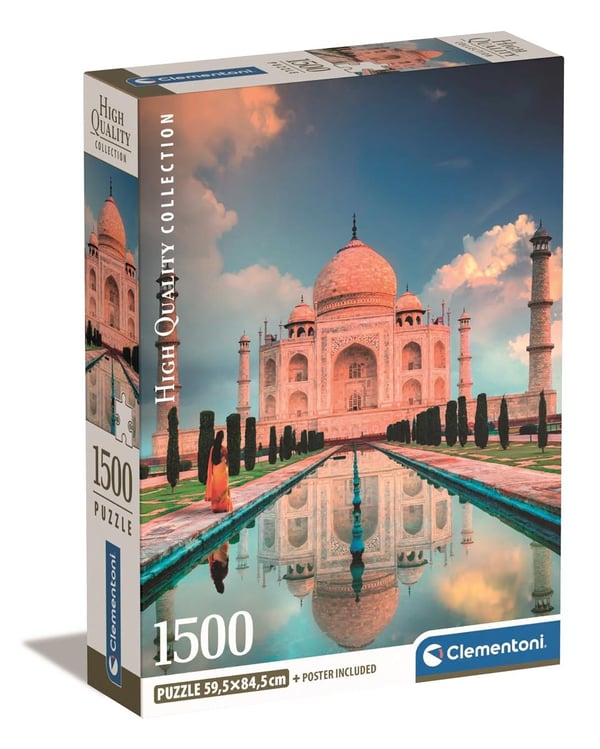 Clementoni 1500 stk CB høykvalitets kolleksjon Taj Mahal